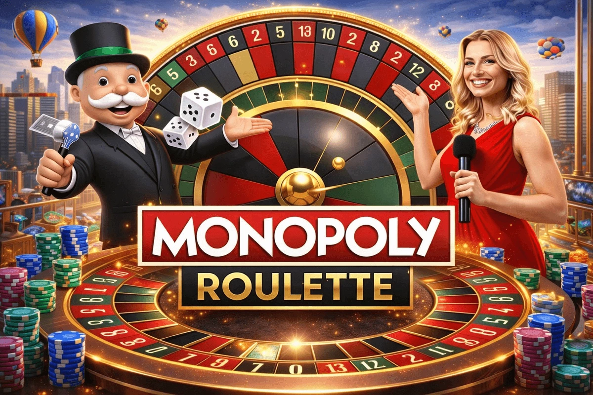 Monopoly Roulette - the live game show by Evolution under Hasbro license